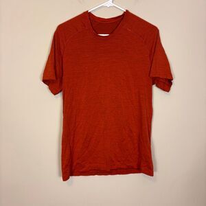 Lululemon‎ Cinnamon Red Men's Vent Tech Short Sleeve Top Medium